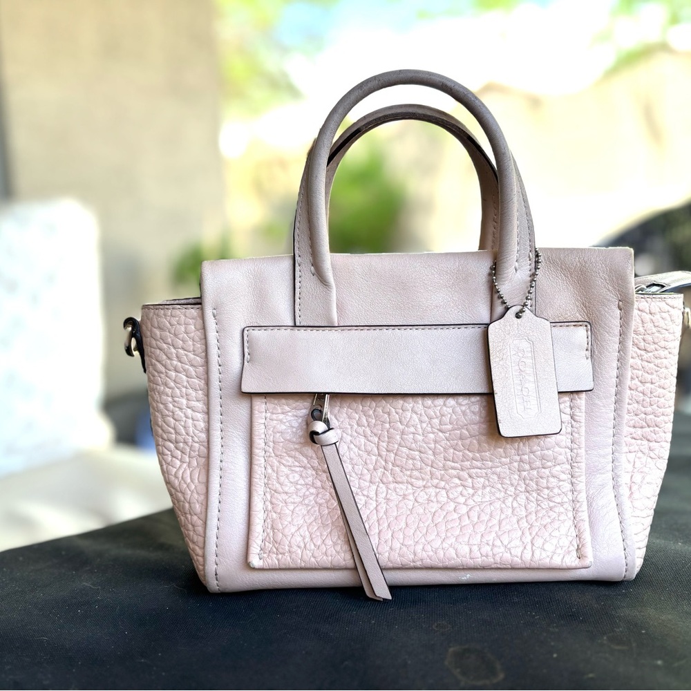 Coach Pink Leather Handbag